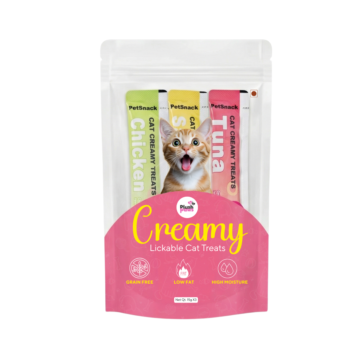Plushpaws Cat Creamy Treats
