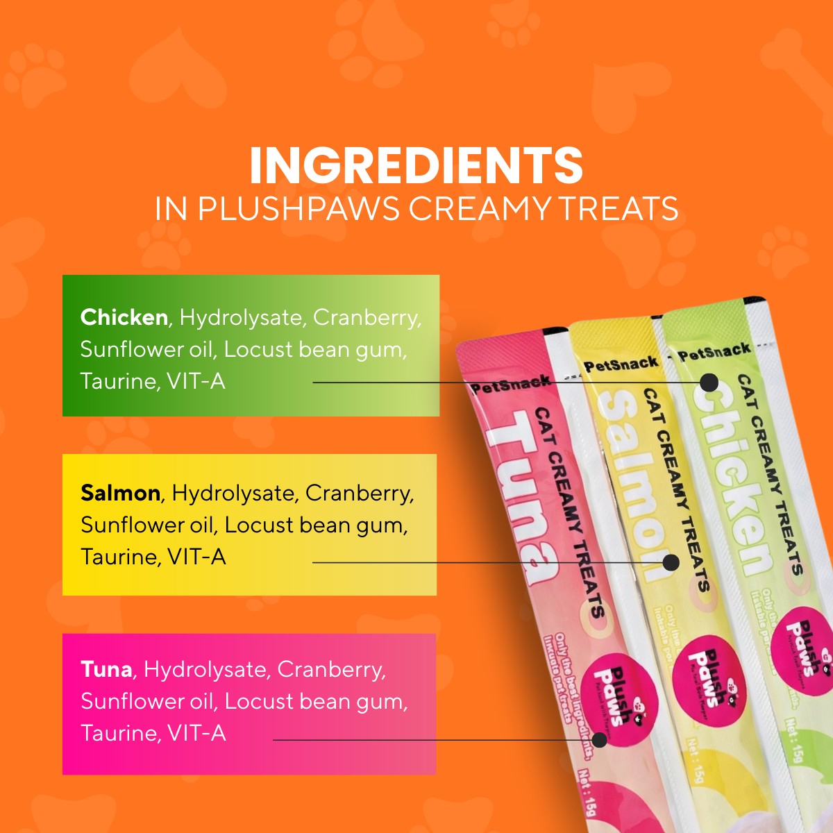 Plushpaws Cat Creamy Treats