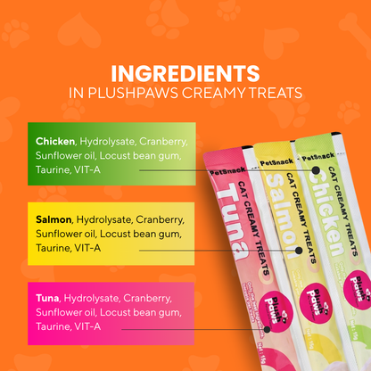 Plushpaws Cat Creamy Treats